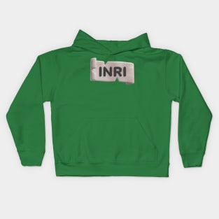 INRI Jesus Cross Kids Hoodie